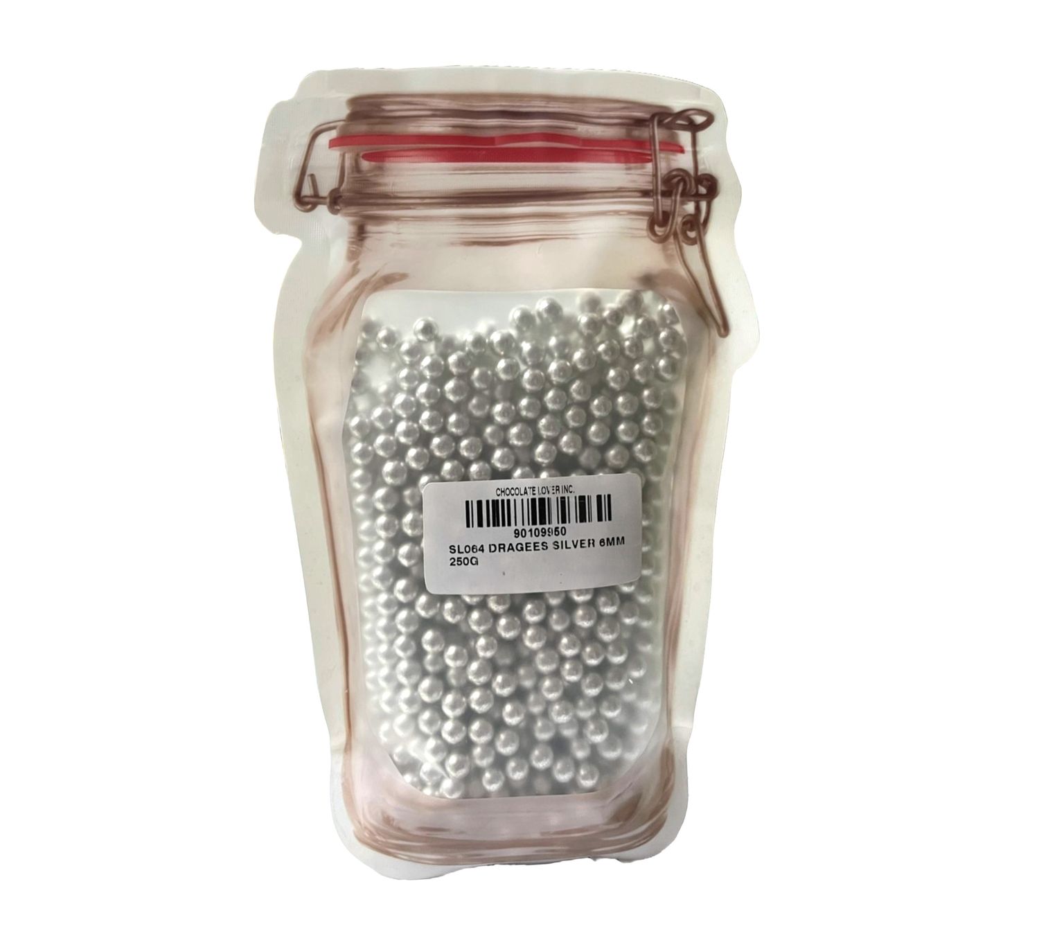 SL064 DRAGEES SILVER 6MM 250g
