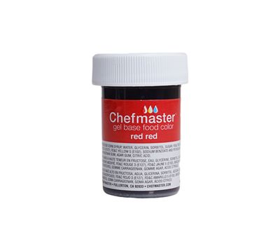 CHEFMASTER GEL COLOR RED RED 1OZ