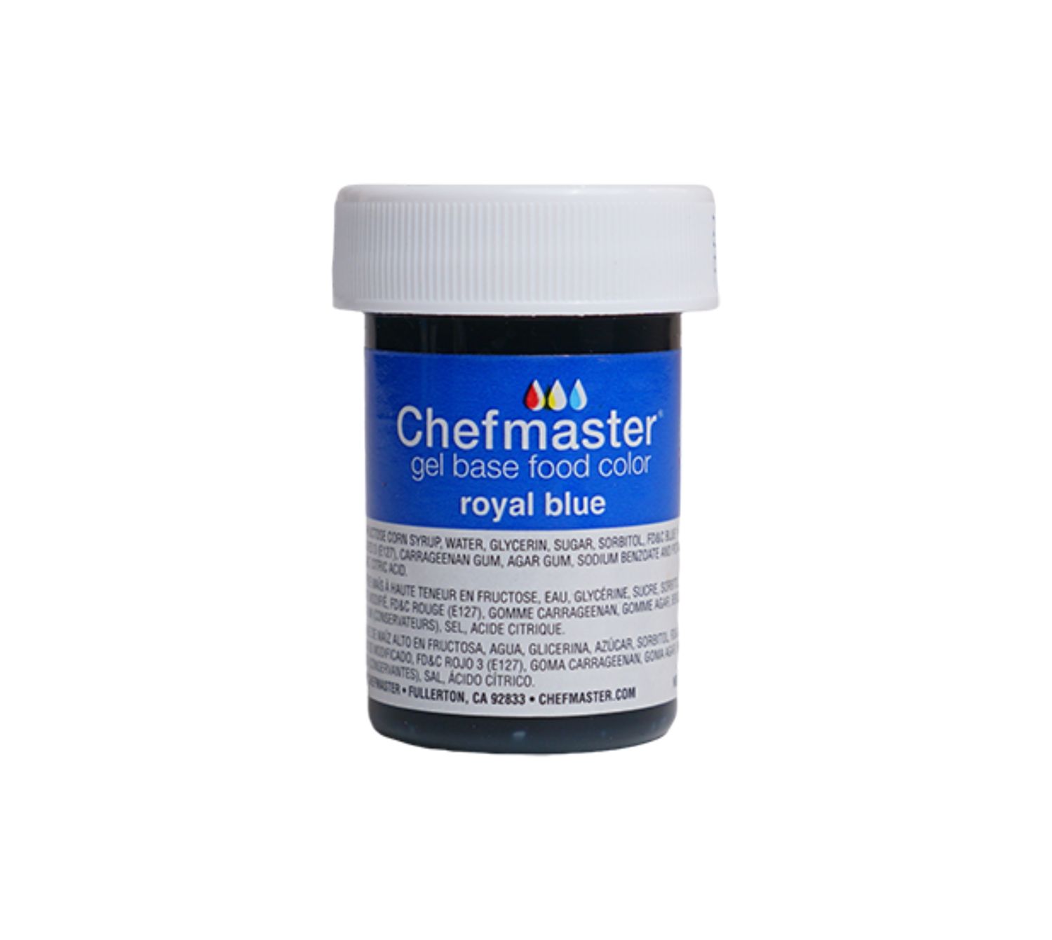 CHEFMASTER GEL COLOR ROYAL BLUE 1OZ