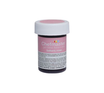 CHEFMASTER GEL COLOR BAKERS ROSE 1OZ
