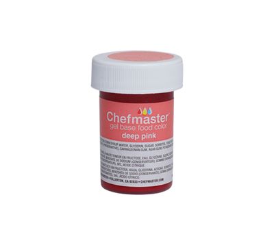 CHEFMASTER GEL COLOR DEEP PINK 1OZ