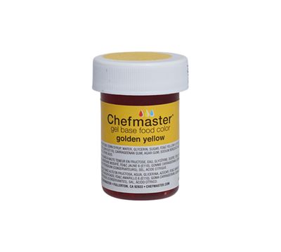 CHEFMASTER GEL COLOR GOLDEN YELLOW 1OZ