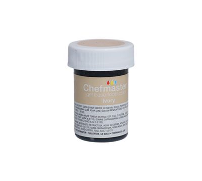 CHEFMASTER GEL COLOR IVORY 1OZ