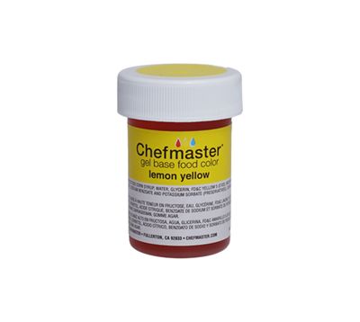CHEFMASTER GEL COLOR LEMON YELLOW 1OZ