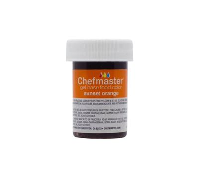 CHEFMASTER GEL COLOR SUNSET ORANGE 1OZ
