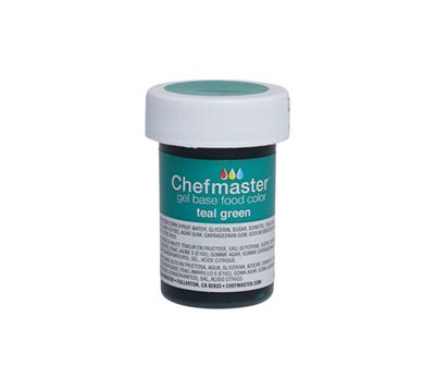 CHEFMASTER GEL COLOR TEAL GREEN 1OZ
