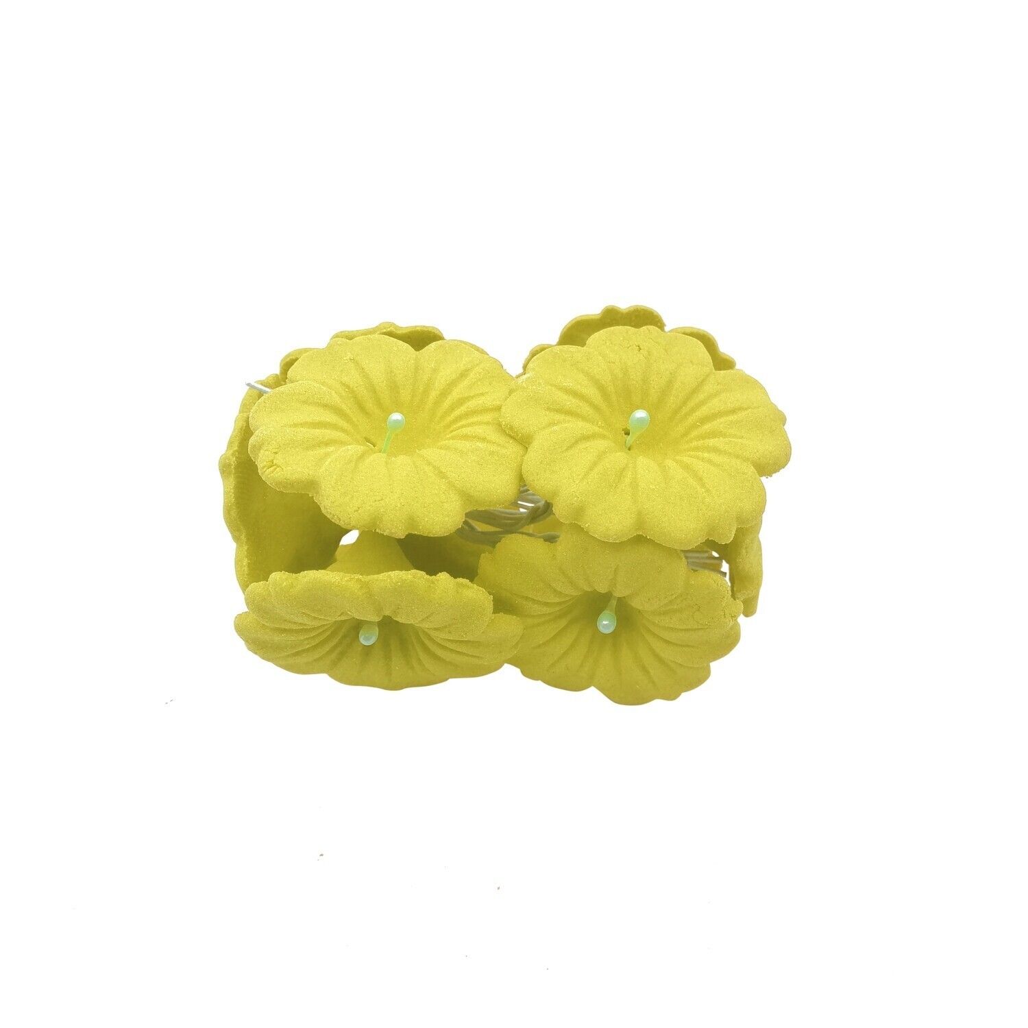 APPLE BLOSSOM YELLOW EDIBLE TOPPER 10&#39;s