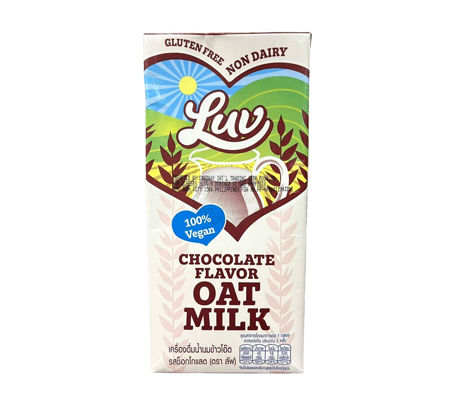 LUV CHOCOLATE OAT MILK 946ml