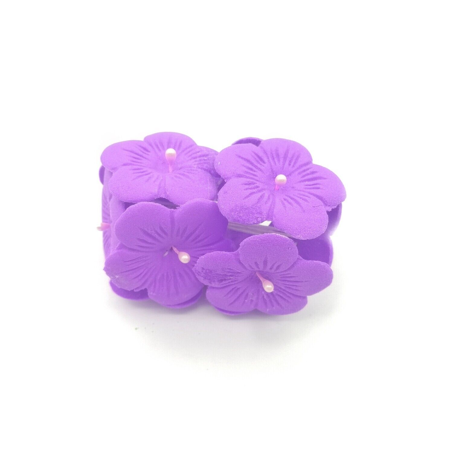 FIVE PETALS VIOLET EDIBLE TOPPER 10&#39;s