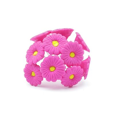 MINI DAISY PINK EDIBLE TOPPER 10&#39;s