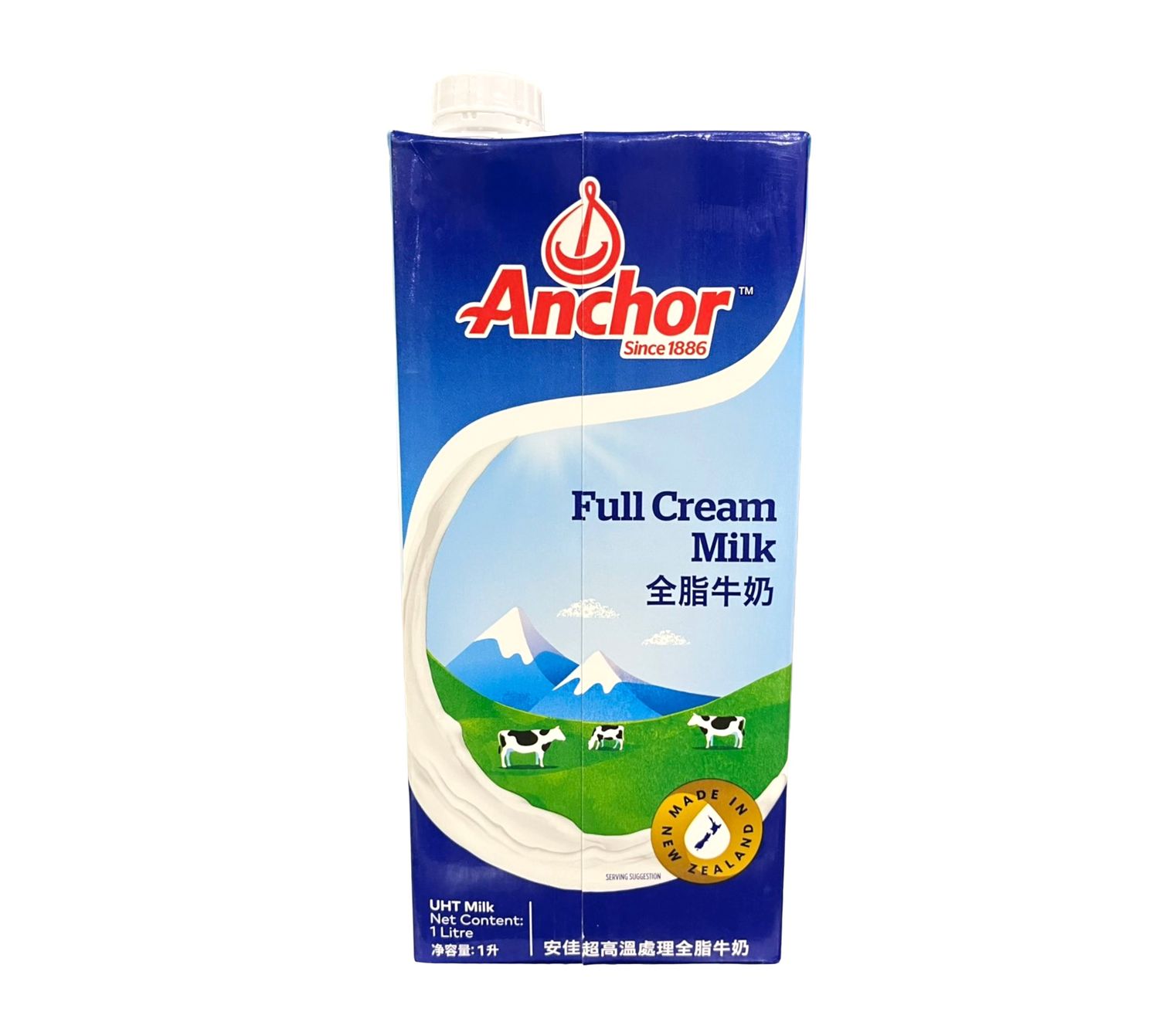 ANCHOR UHT FULL CREAM MILK 1L