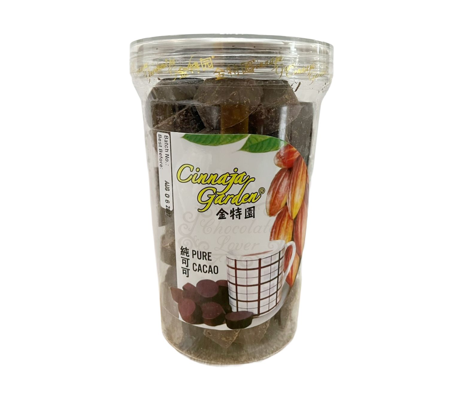 PURE UNSWEETENED CACAO DE TABLEA 450g