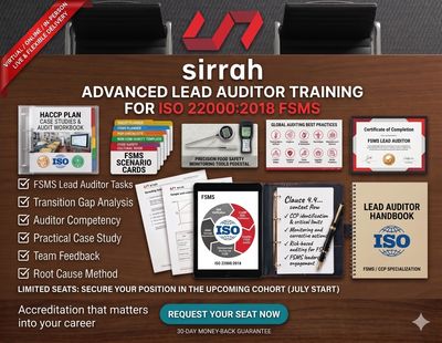 ISO 22000:2018 Lead Auditor  (FSMSS05) (Online)