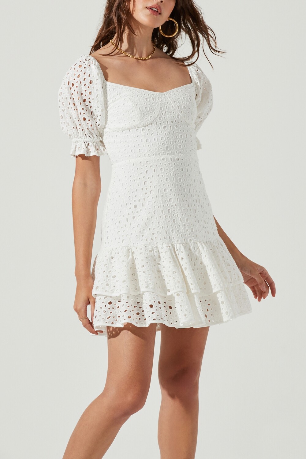 Roseville Mini Dress White