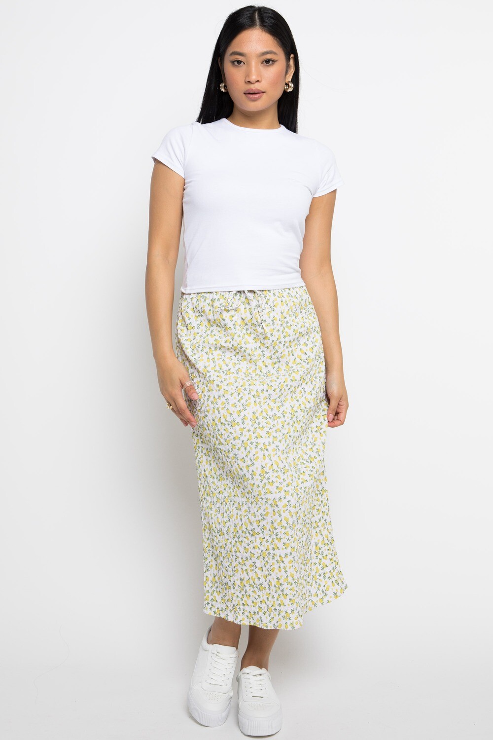 Lemon Midi Skirt