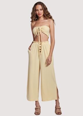 Positano Button Front Pant Butter