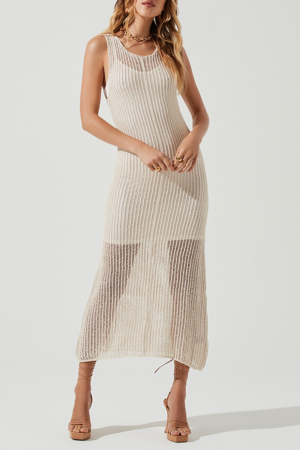 Palmer Crochet Midi Dress