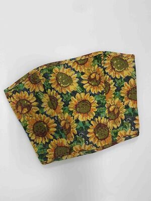 Sunflower Printed Corset Top