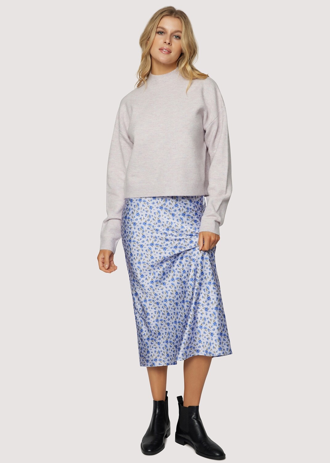 Violetta Floral Midi Skirt
