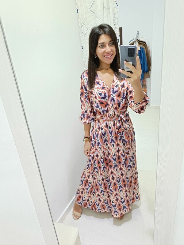 Vestido Venus teja