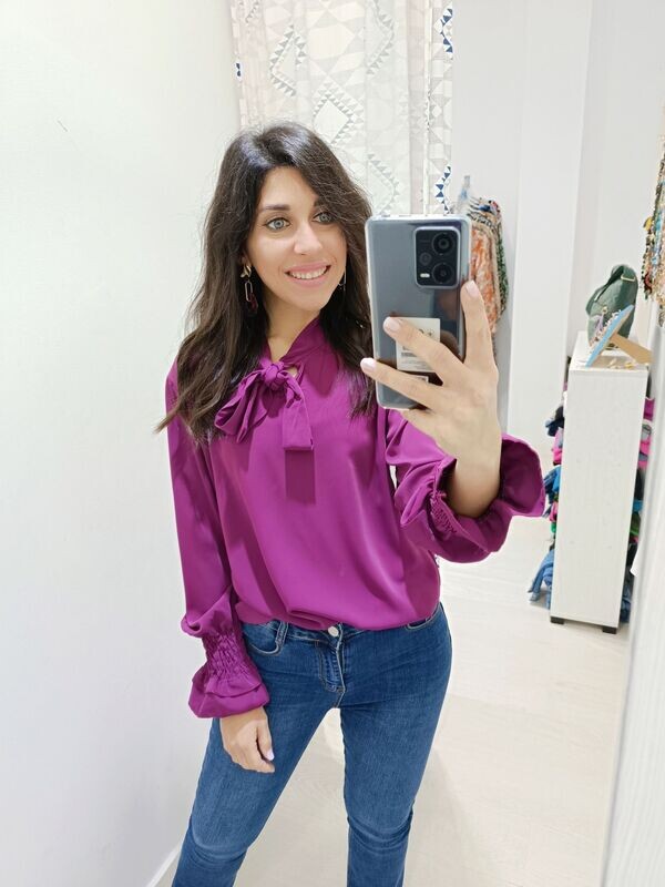 Blusa Francesca buganvilla