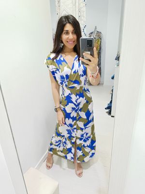 Vestido Marlene azulón