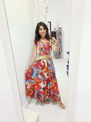 Vestido Olivia rojo
