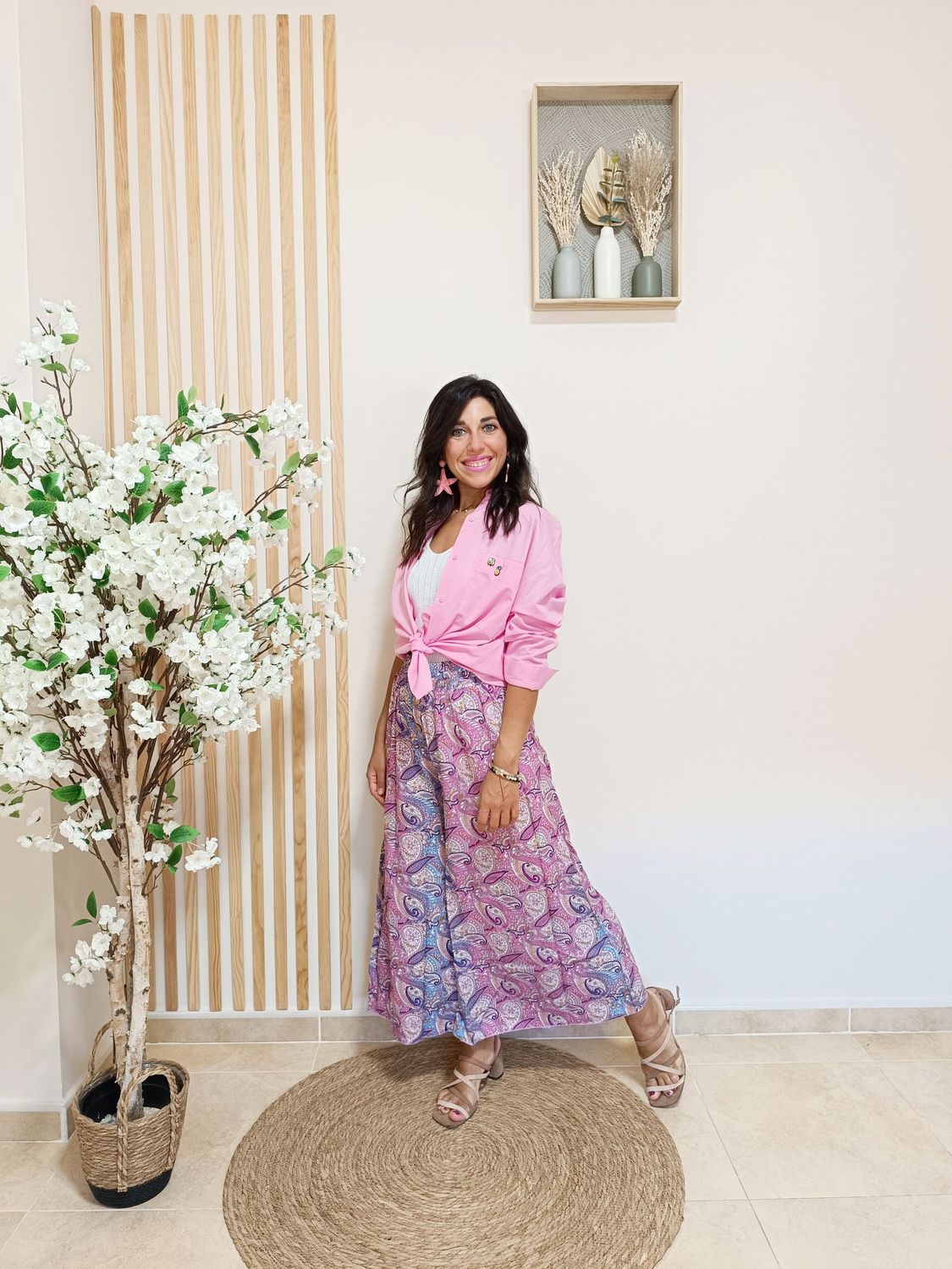 Pantalón Jaipur rosa