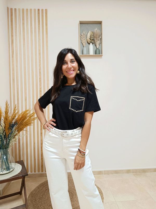 Camiseta Ava negro