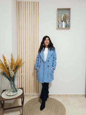 Abrigo Snow azul