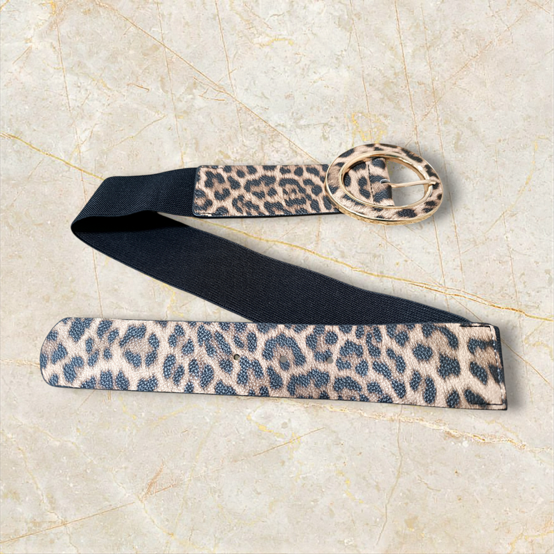 Cinturón animal print