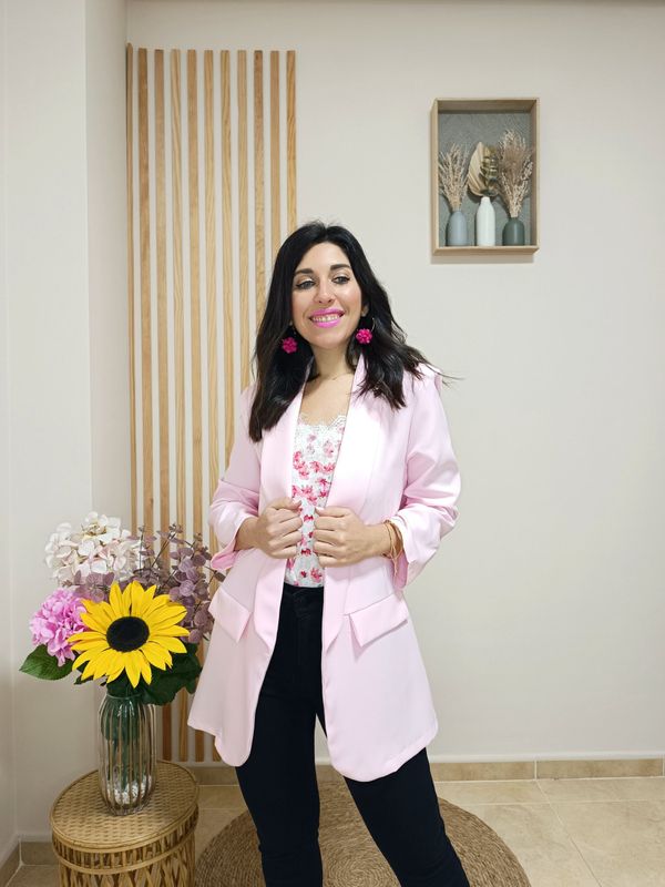 Blazer smoking rosa