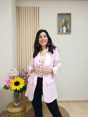 Blazer smoking rosa