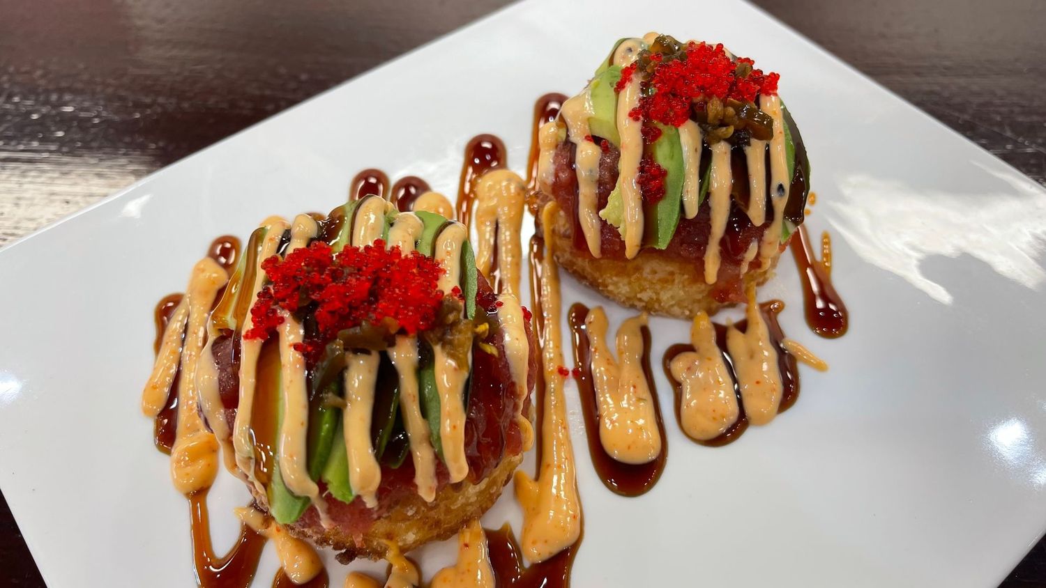 Spicy Tuna Rice Puck