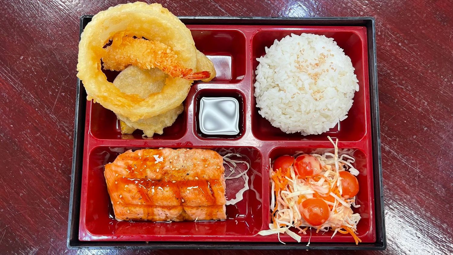 Salmon Teriyaki Bento Box