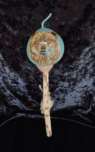 R0193 - Cannonball Gourd Rattle