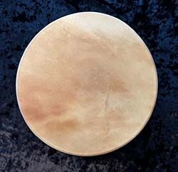 0229 - 12" Deer Hide Drum with striker