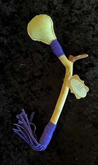 R0267 - Medium Deer Hide Rattle