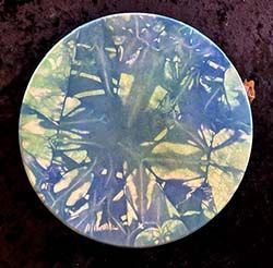 W0143 - 12" Goat Hide Ocean Drum