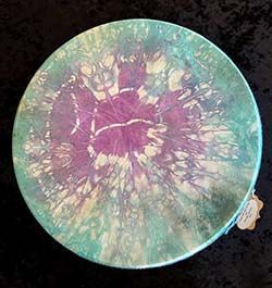 W0154 - 18" Goat Hide Ocean Drum