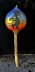 R0285 - Cannonball Gourd Rattle