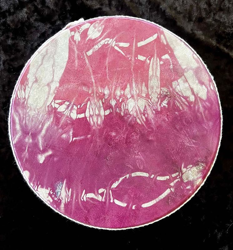 W0172 - 12" Goat Hide Ocean Drum