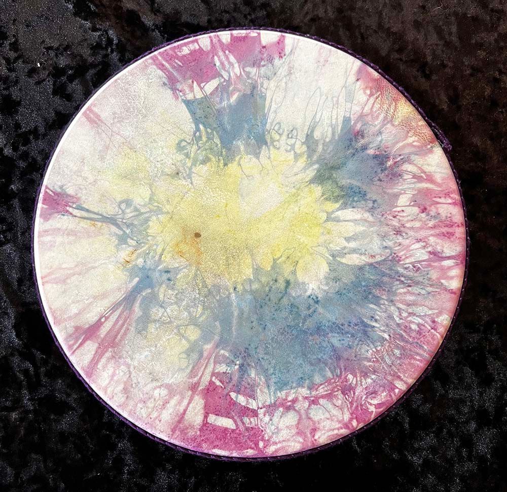 W0174 - 12" Goat Hide Ocean Drum
