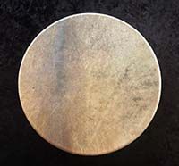 0253 - 16" Elk Hide Drum with striker