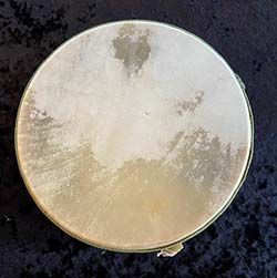 W0181 - 12 W0181 - 12" Goat Hide Ocean Drum