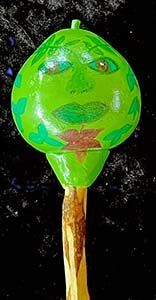 R0299 - Cannonball Gourd Rattle