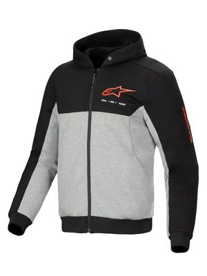 Alpinestars Hoodie Chrome v2 Gray/Black/Red