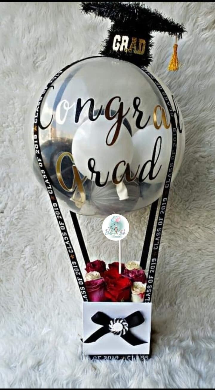Graduation Balloon Flowers