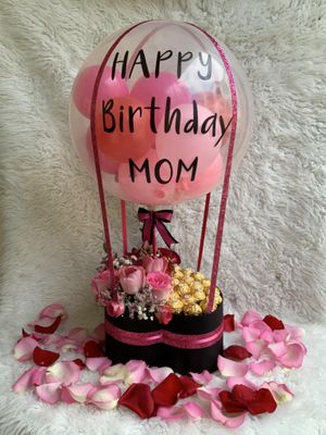 Luxury  Floral &amp; Chocolate Gift Box