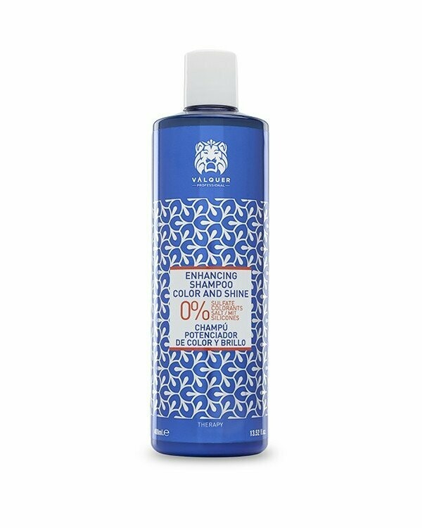 Champú Zero % Potenciador Del Color Y Brillo Para Cabellos Teñidos - 400 Ml .Válquer